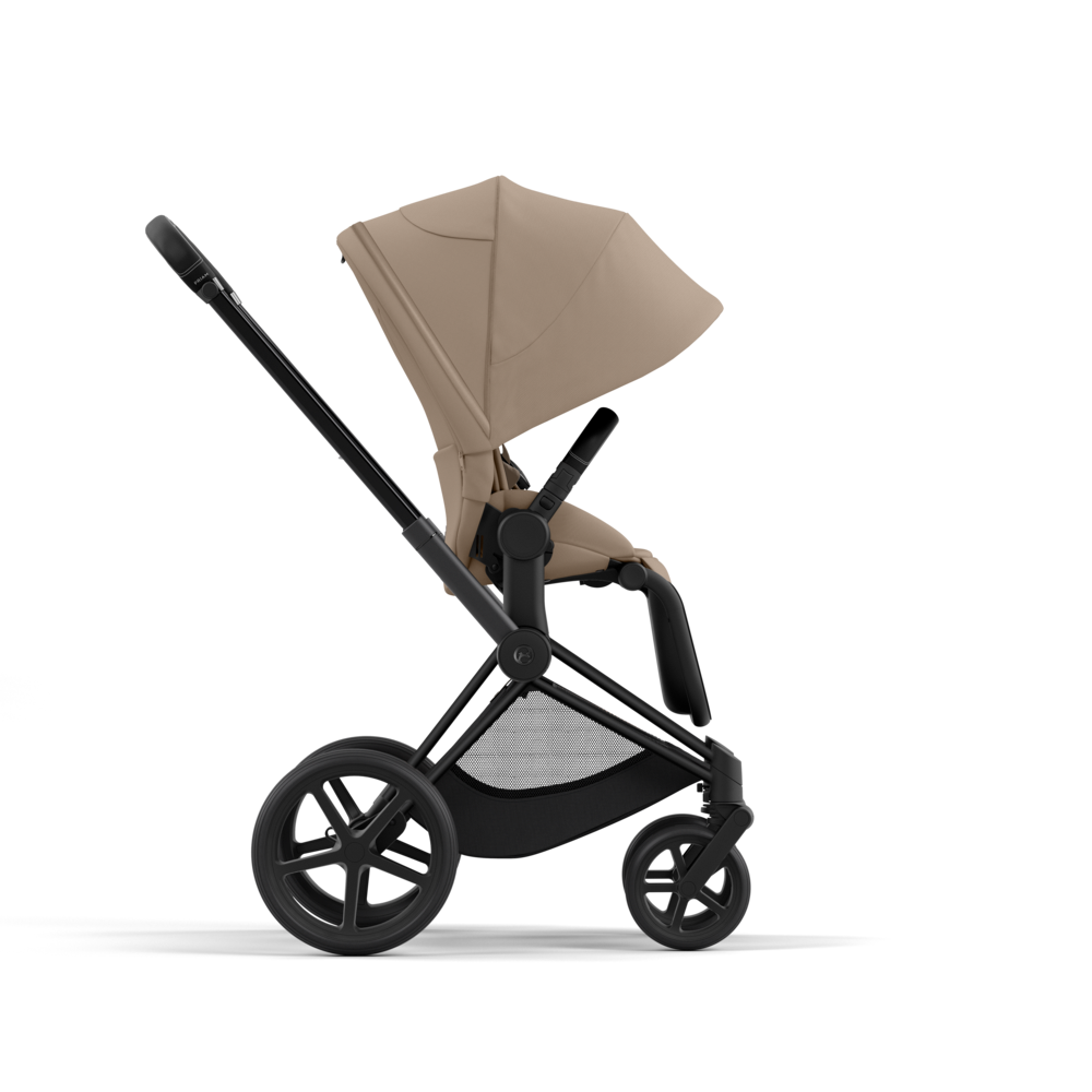 Cybex  Priam Matt Black Cozy Beige