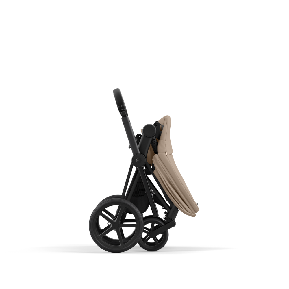 Cybex  Priam Matt Black Cozy Beige