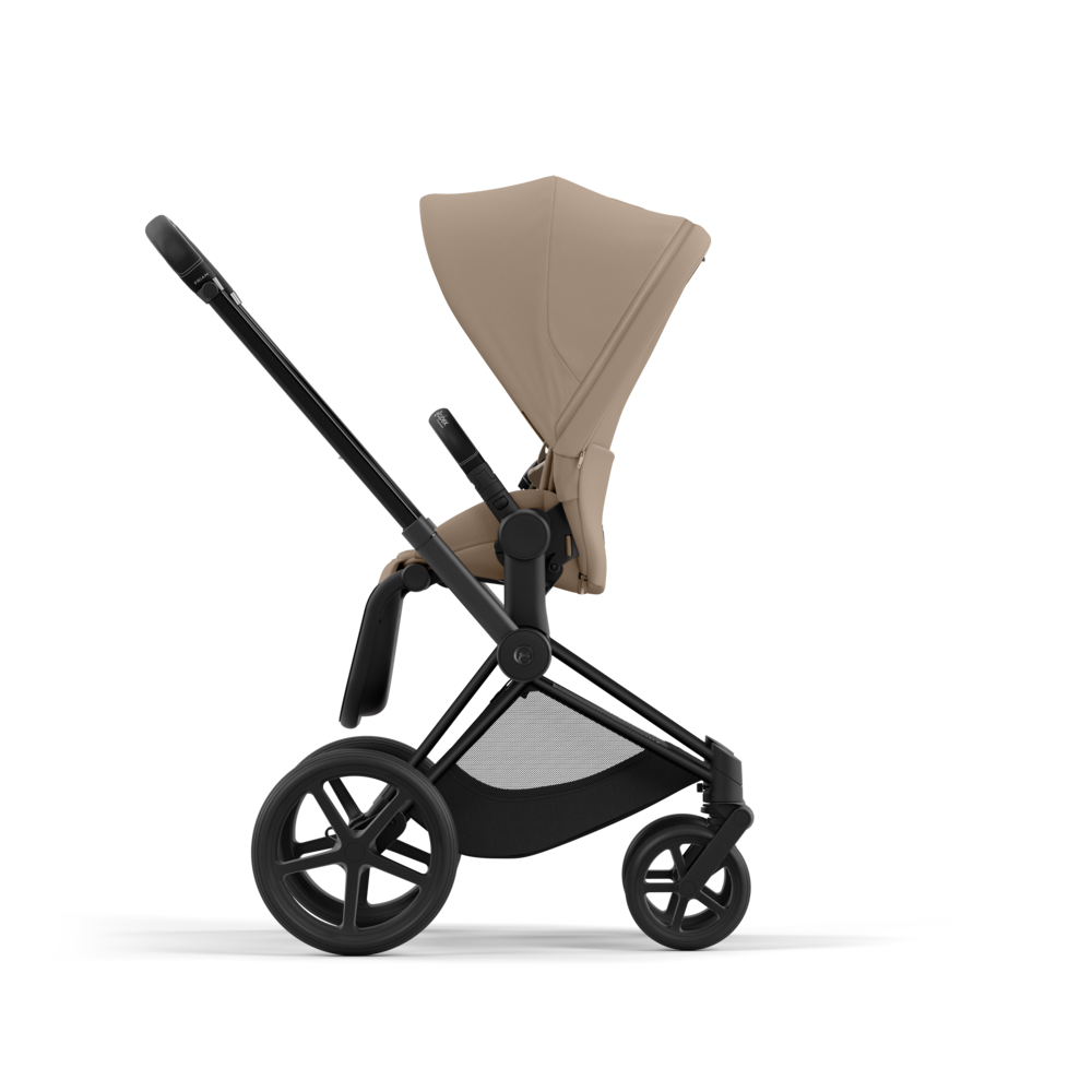 Cybex  Priam Matt Black Cozy Beige