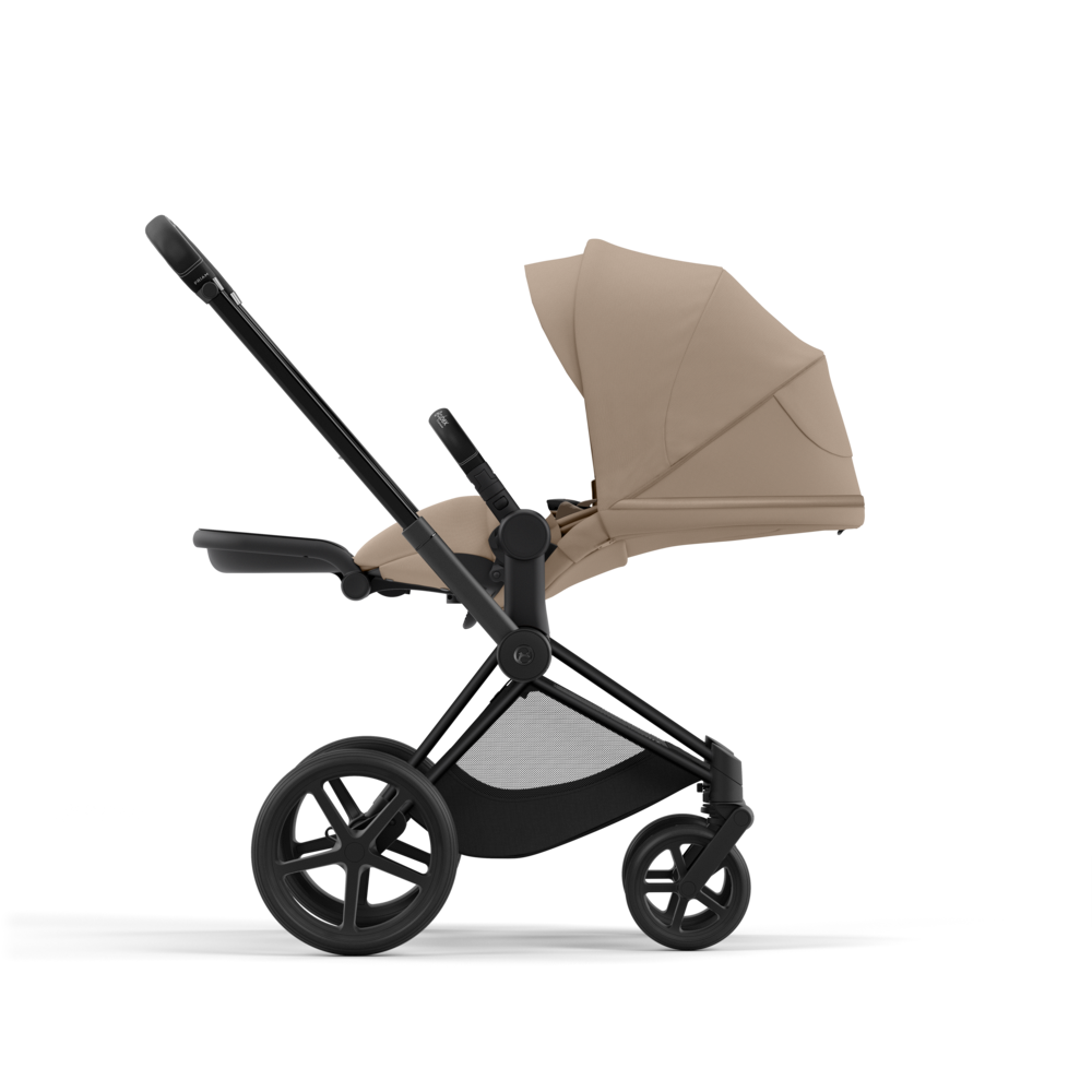 Cybex  Priam Matt Black Cozy Beige