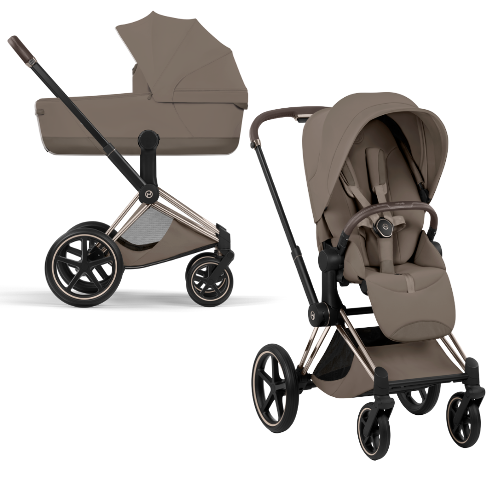Cybex  Priam Style Champagne Gold/Coconut Brown