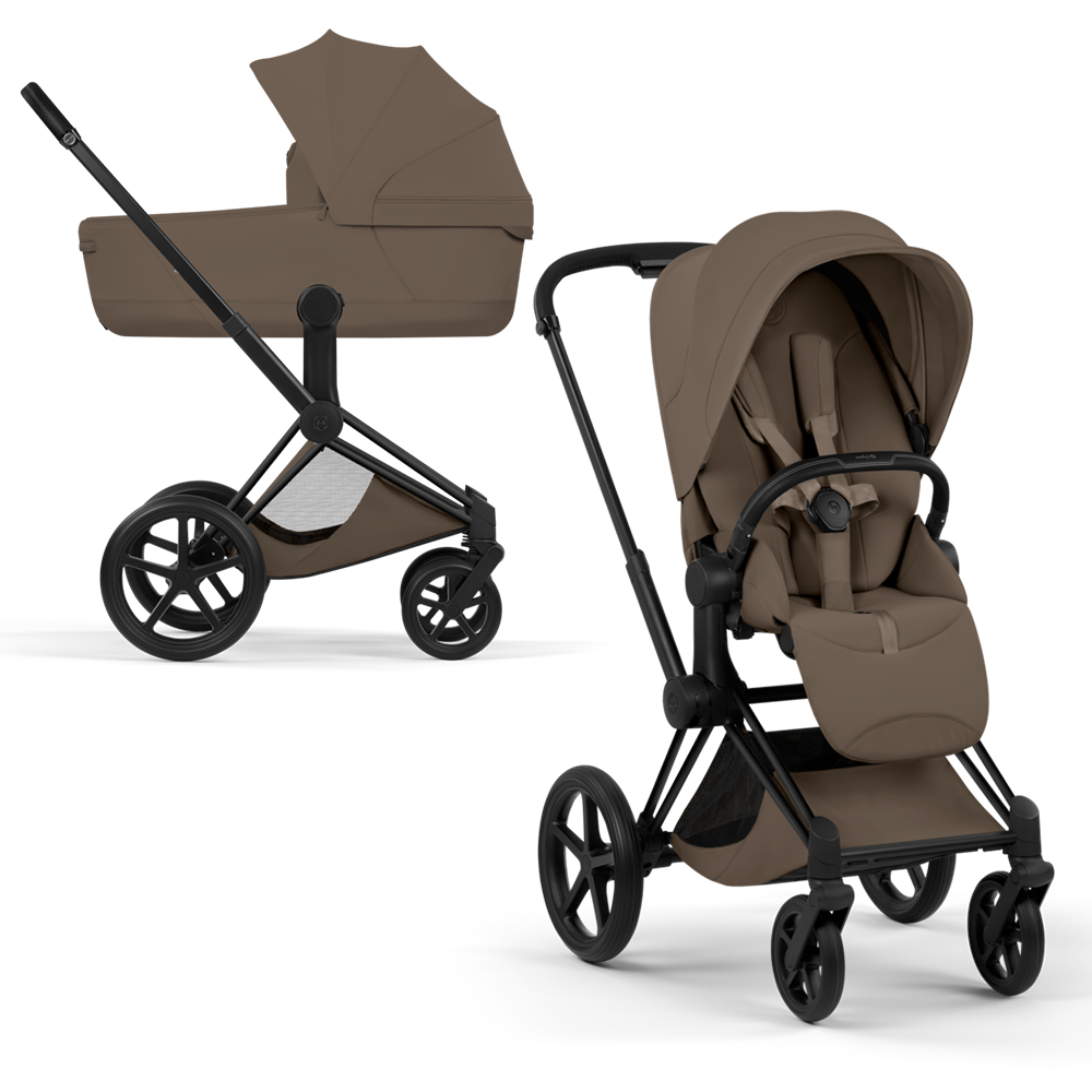 Cybex Priam Style Matt Black/Coconut Brown