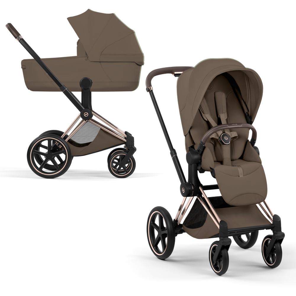 Cybex  Priam Style Rosegold/Coconut Brown