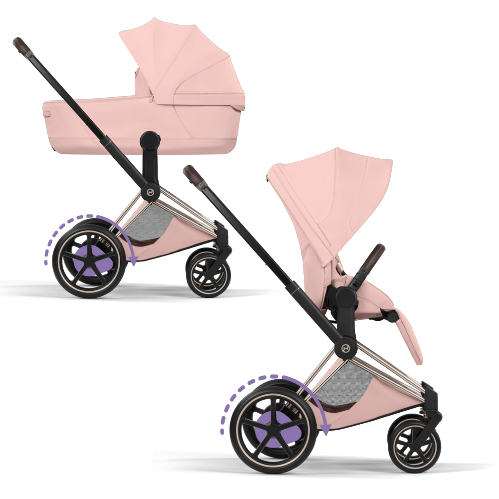 Cybex  e-Priam Style Champagne Gold/Peach Pink