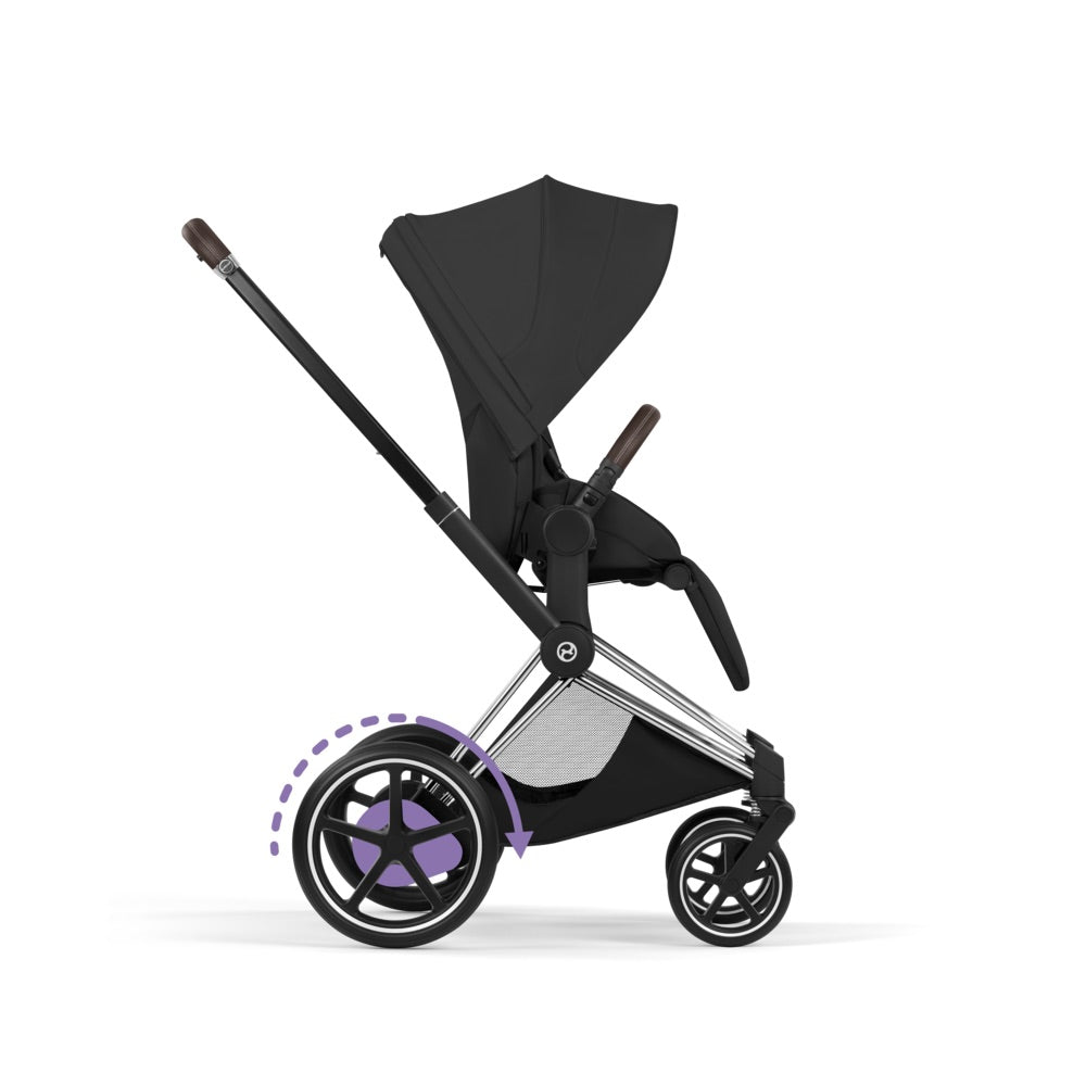 Cybex e-Priam Style Chrome Brun/Sepia Black