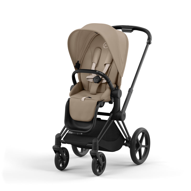 Cybex  Priam Matt Black Cozy Beige