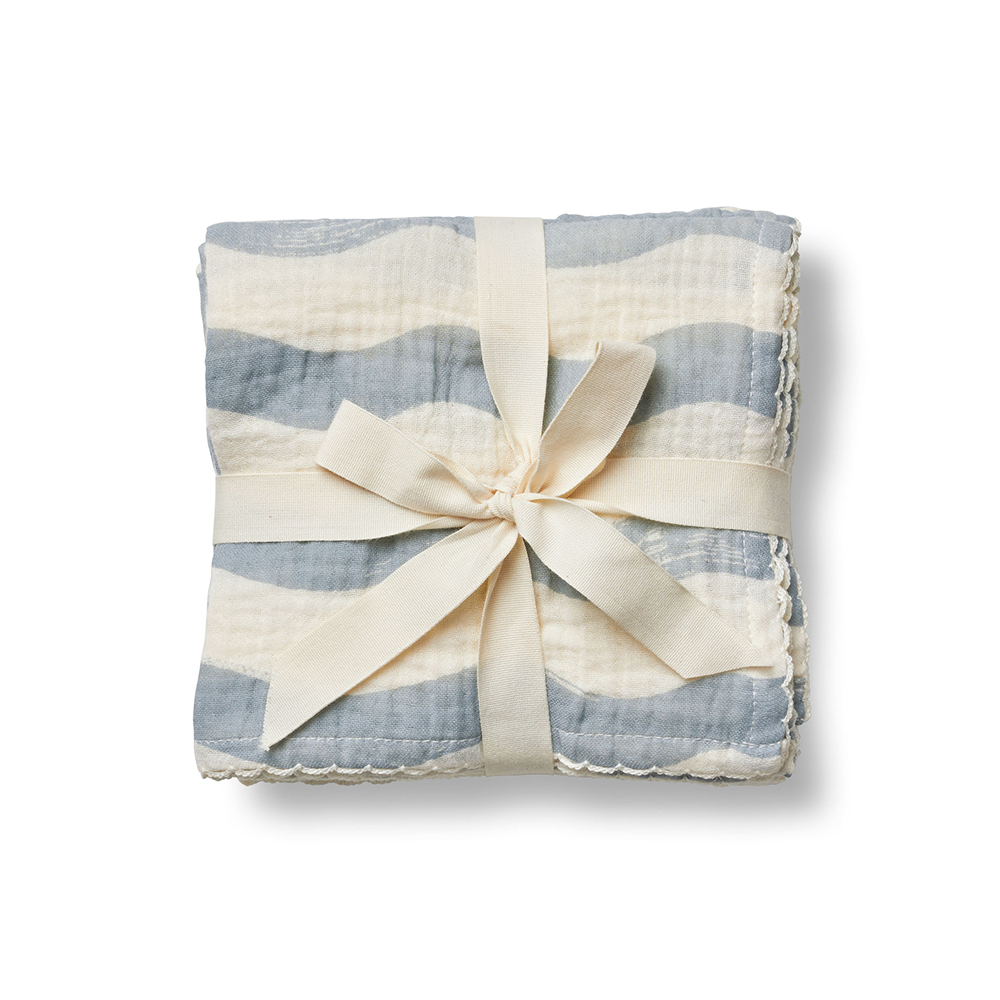 Dear April Muslin cloths 3-pack 'Mio' Waves
