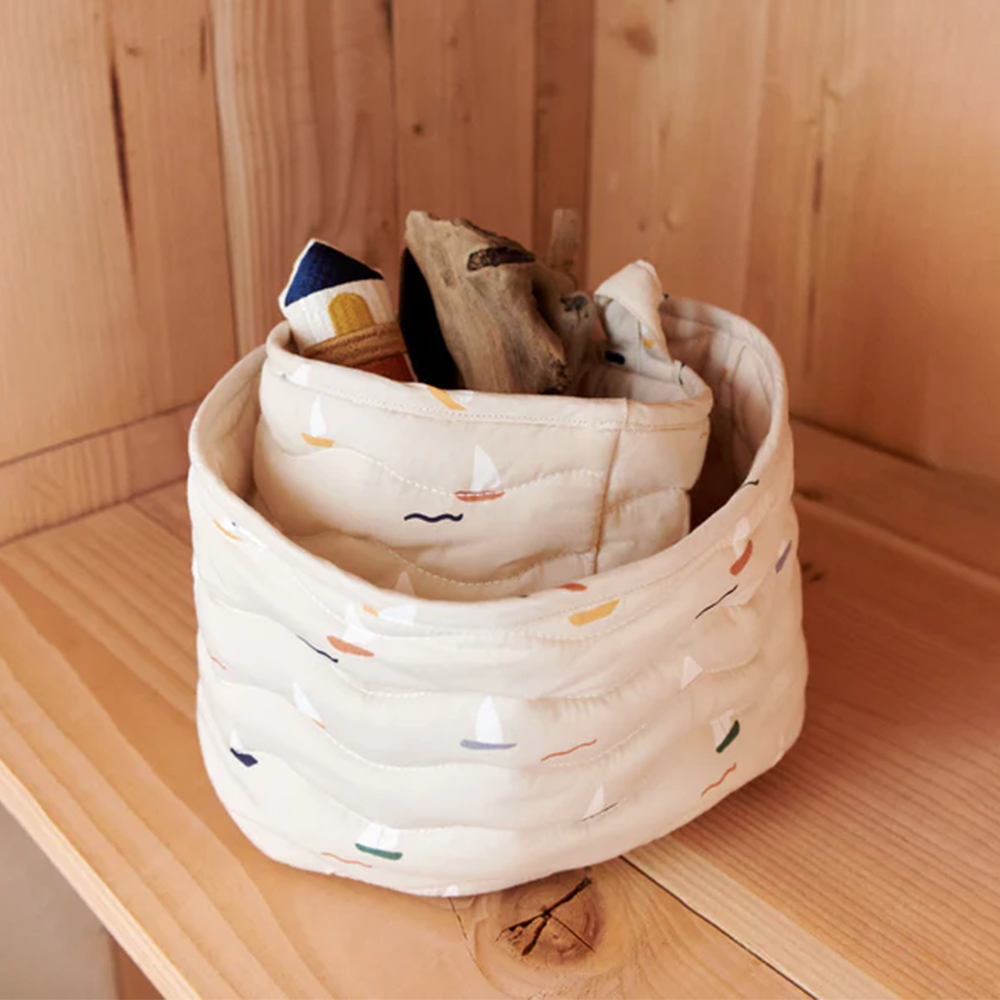Dear April 2-piece storage basket set 'Kiki' Pond Boats