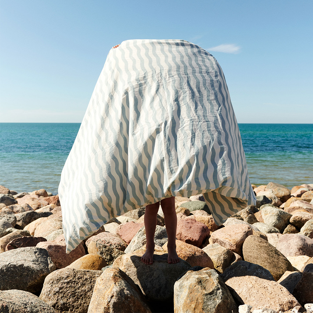 Dear April Junior Bettwäsche 'Joha' 100 x 135 cm Waves