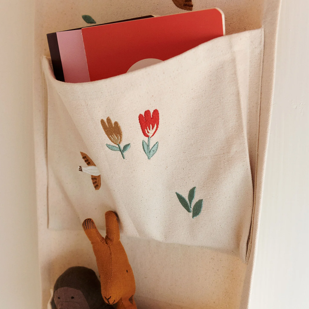Dear April Canvas Hängerorganizer mit 3 Taschen &#39;Pippa&#39; Songbirds