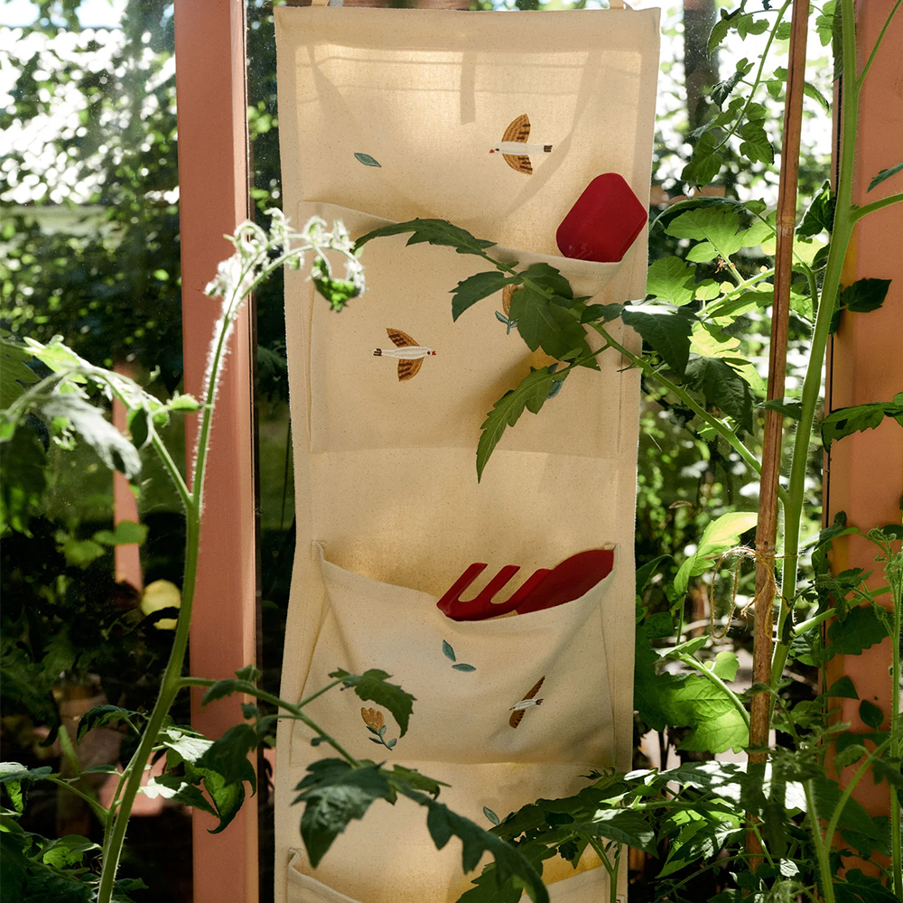 Dear April Canvas Hängerorganizer mit 3 Taschen &#39;Pippa&#39; Songbirds