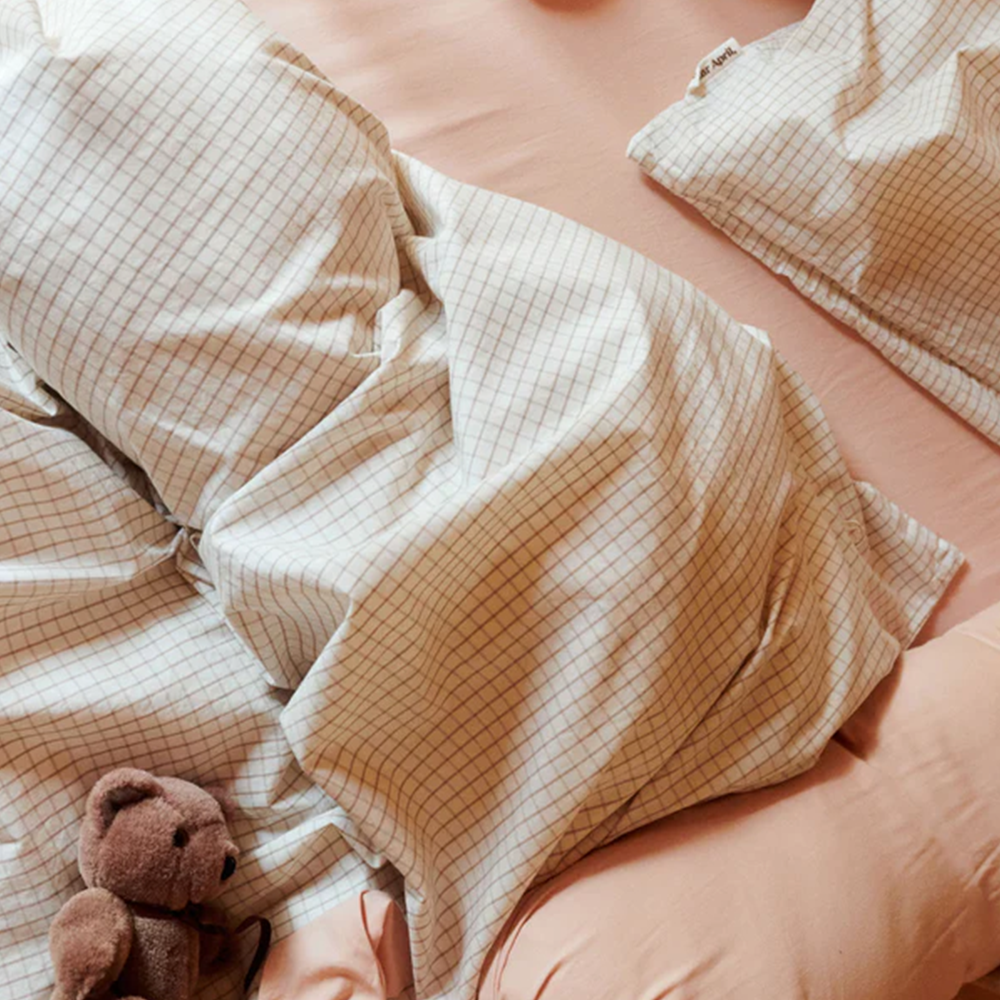 Dear April Junior Bettwäsche 'Joha' 100 x 135 cm Mini Check