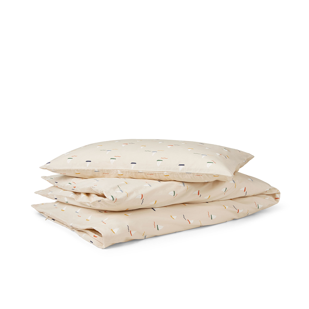 Dear April Junior Bettwäsche 'Joha' 100 x 135 cm Pond Boats