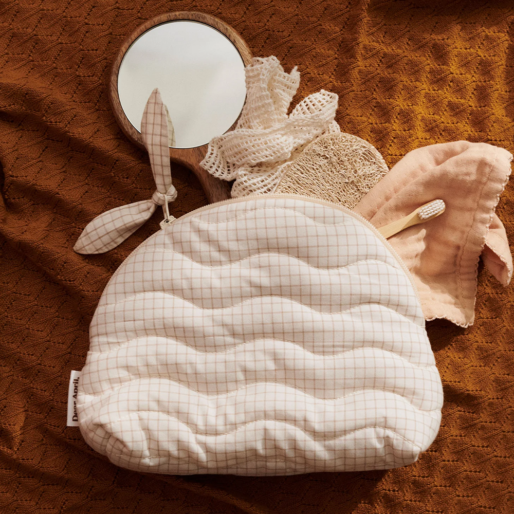 Dear April Pouch 'Molly' Mini Check