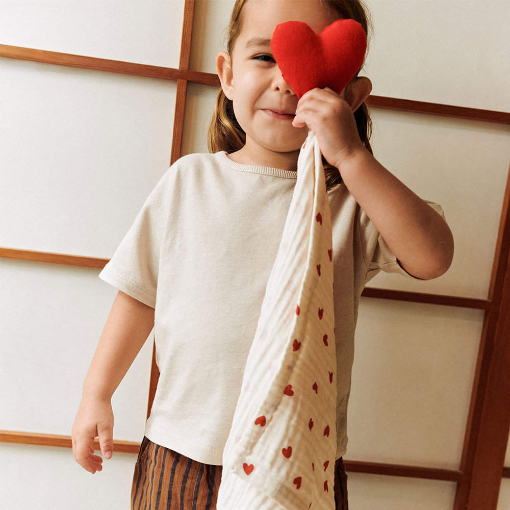 Dear April Musselin Kuscheltuch 'Aura' Little Love