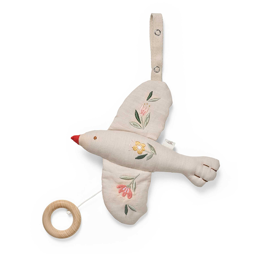 Dear April Spieluhr Singvogel 'Field' Soft White