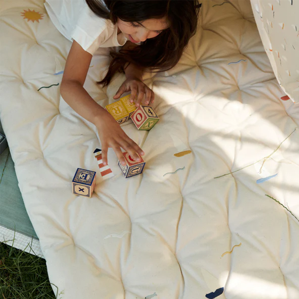 Dear April Bestickte Spielmatratze 'Meri' Sea Life