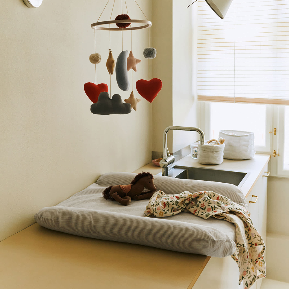 Dear April Wickelkissen gross 'Dove' Cloud