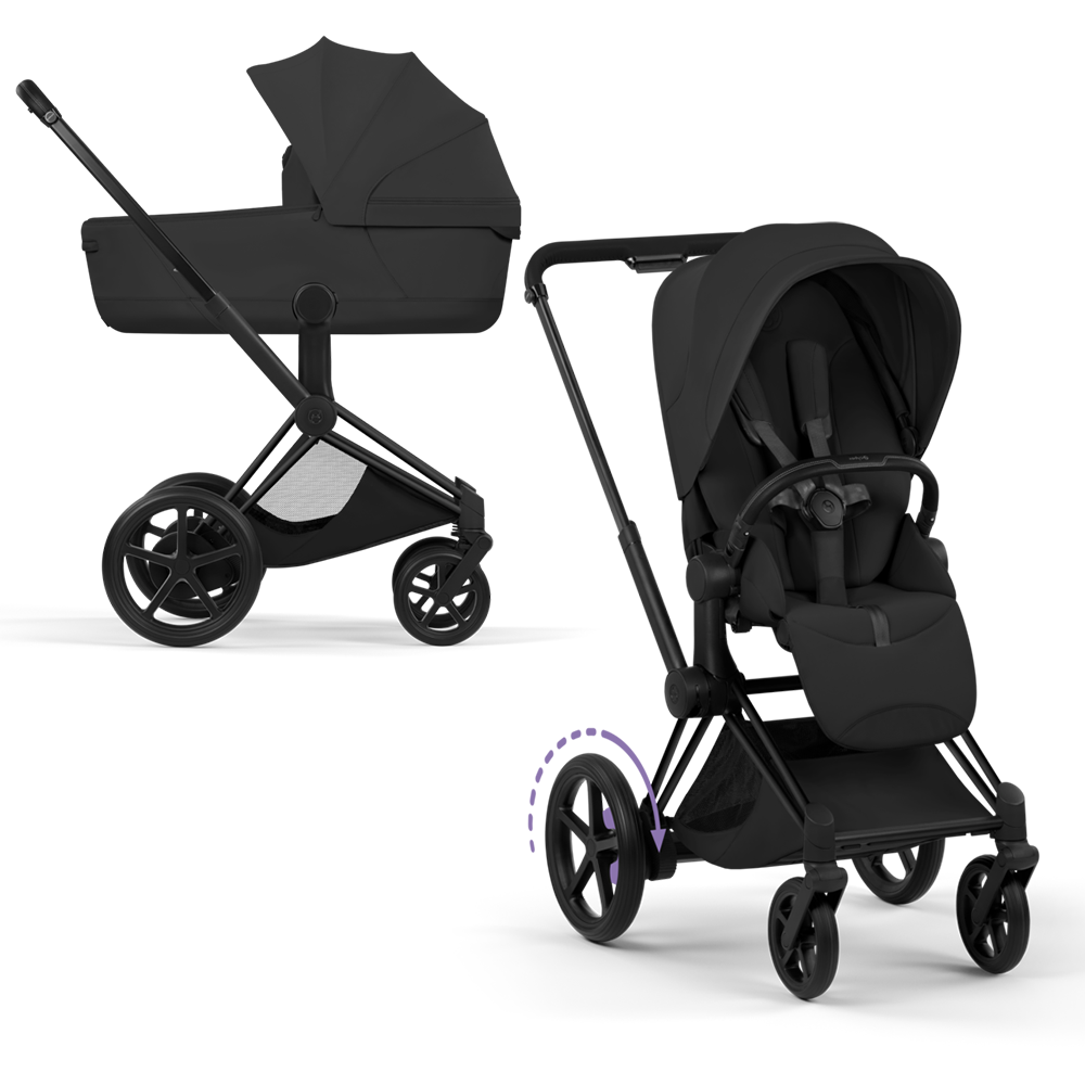 Cybex e-Priam Style Matt Black/Sepia Black