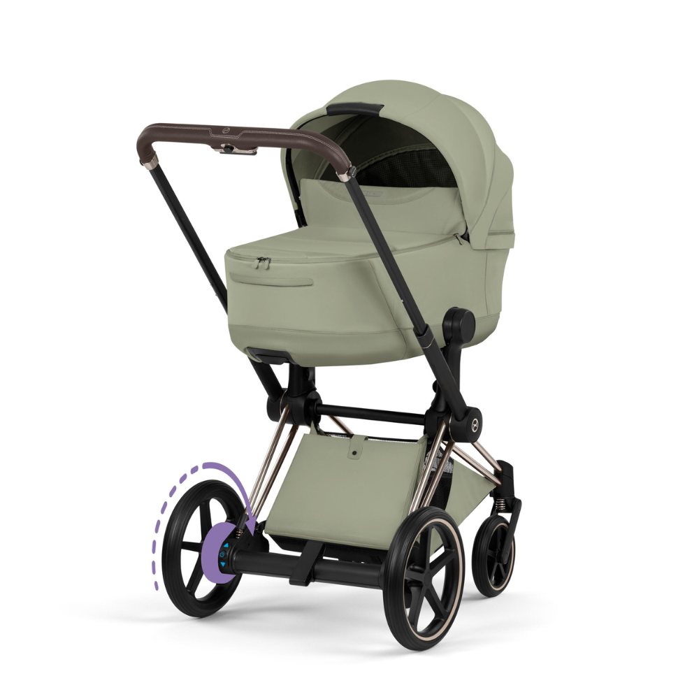 Cybex  e-Priam Style Champagne Gold/Sage Green