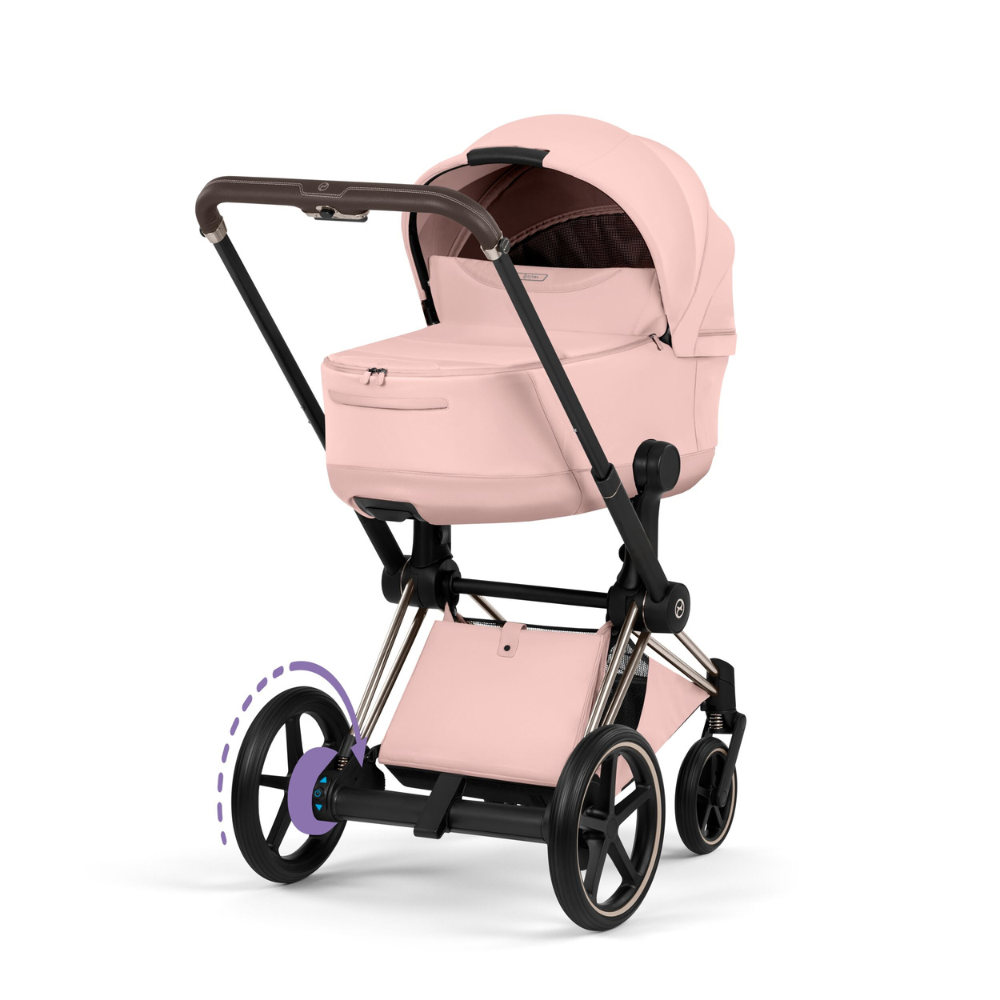 Cybex  e-Priam Style Champagne Gold/Peach Pink