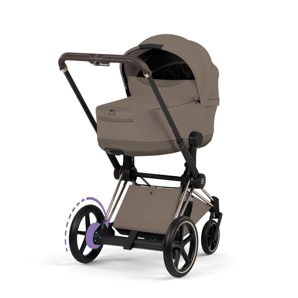 Cybex  e-Priam Style Champagne Gold/Coconut Brown