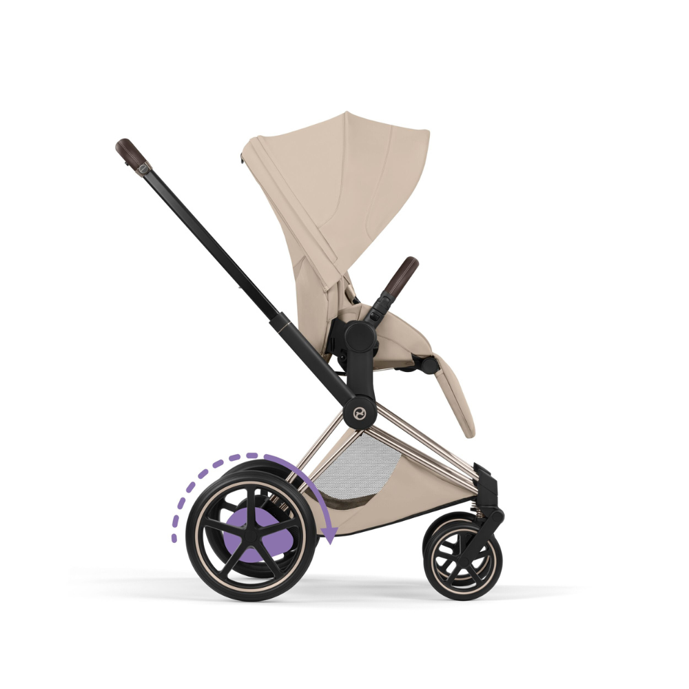 Cybex  e-Priam Style Champagne Gold/Cozy Beige