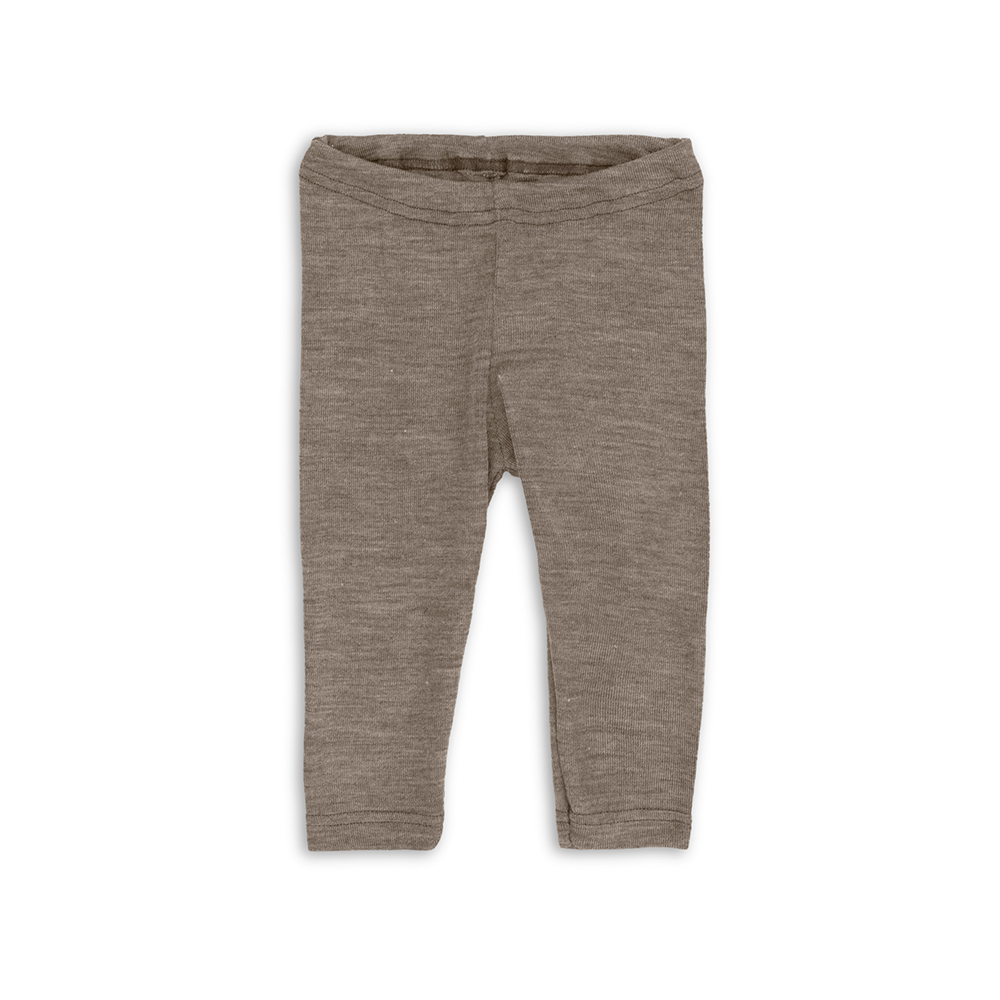 Engel  Schurwolle/Seide Baby-Leggings  Walnuss