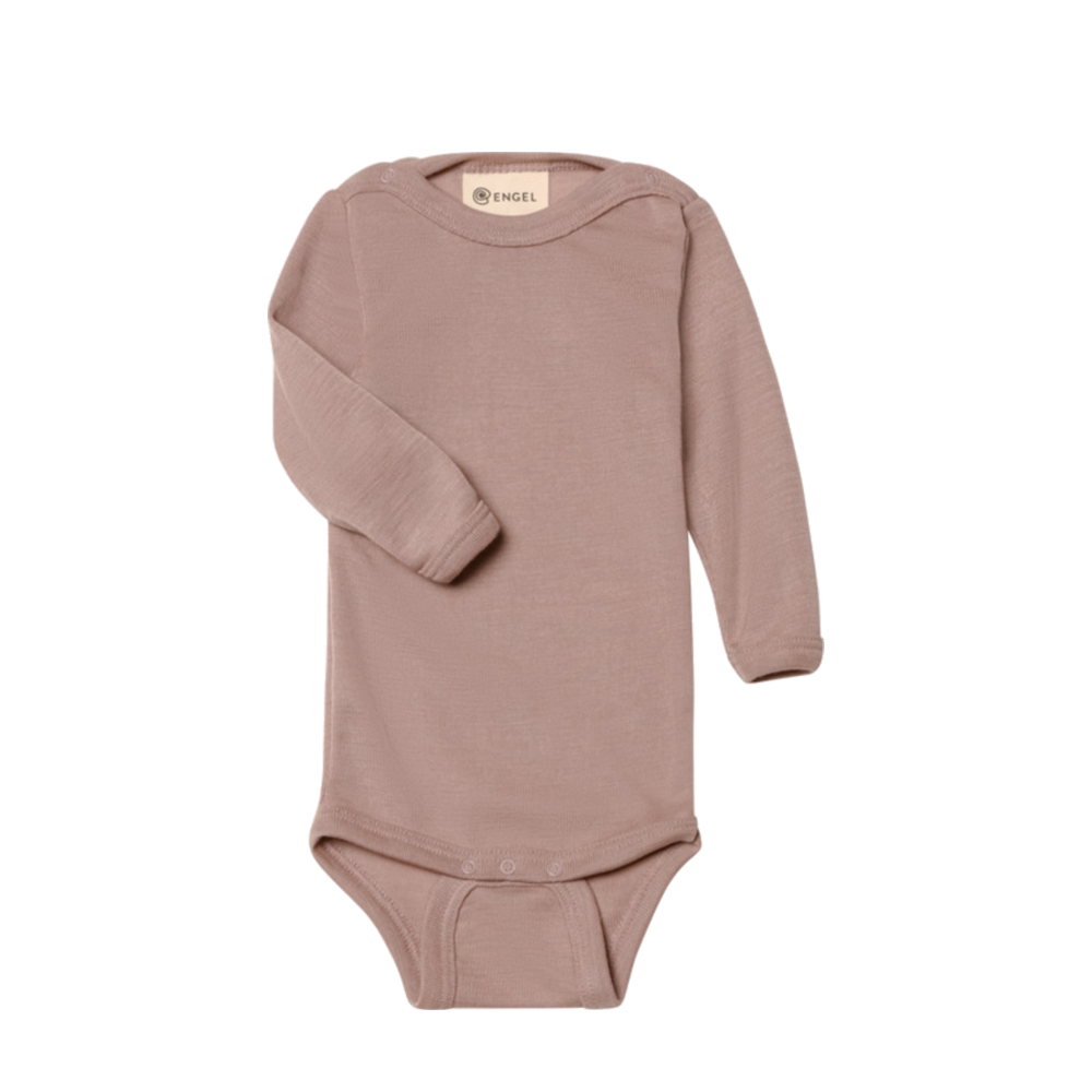 Engel  Schurwolle/Seide Langarmbody Dusty Rose