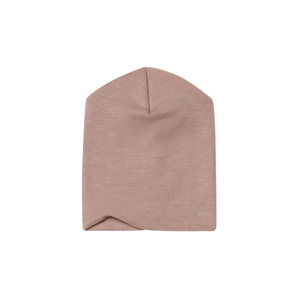 Engel  Baby Schurwolle/Seide Mütze  Dusty Rose - Online MY SNOWFLAKE