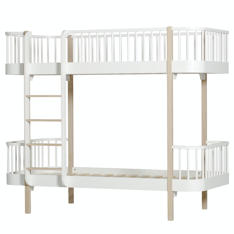 Oliver Furniture  Umbauset Wood Hochbett zum Etagenbett  Weiss/Eiche
