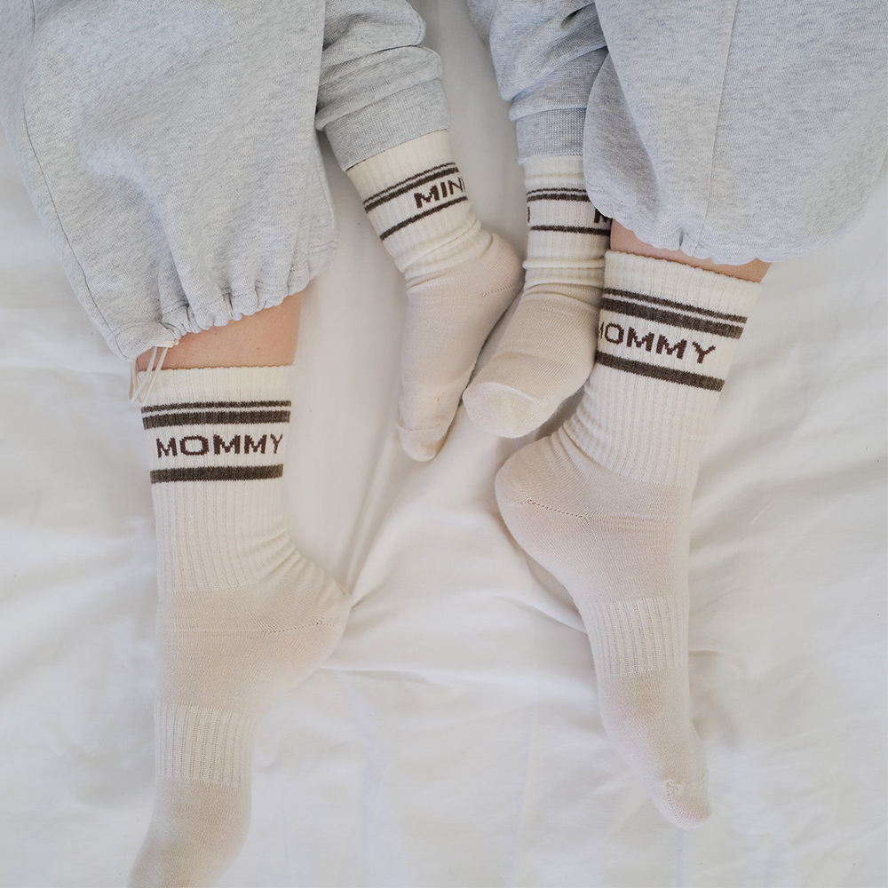 Famvibes Wollsocken für Kinder 'Mini' Taupe