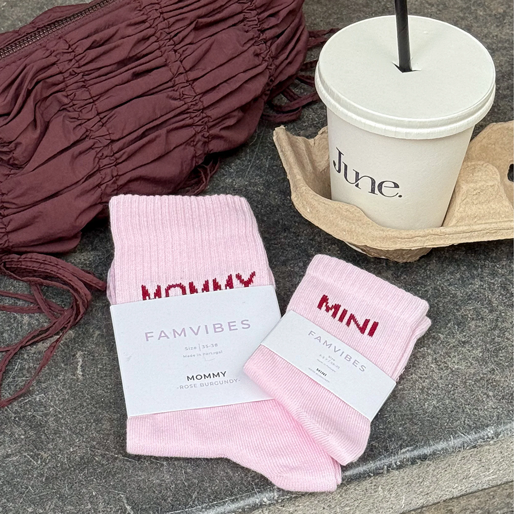 Famvibes Socken für Babys &#39;Mini&#39; Rosa