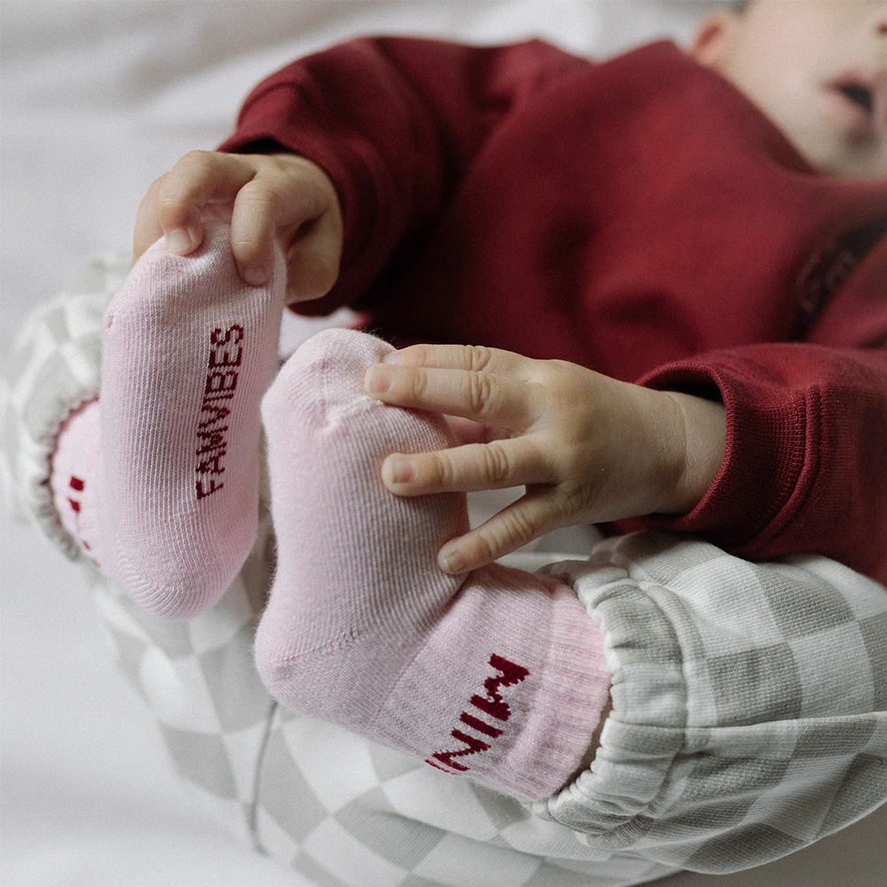 Famvibes Socken für Babys &#39;Mini&#39; Rosa