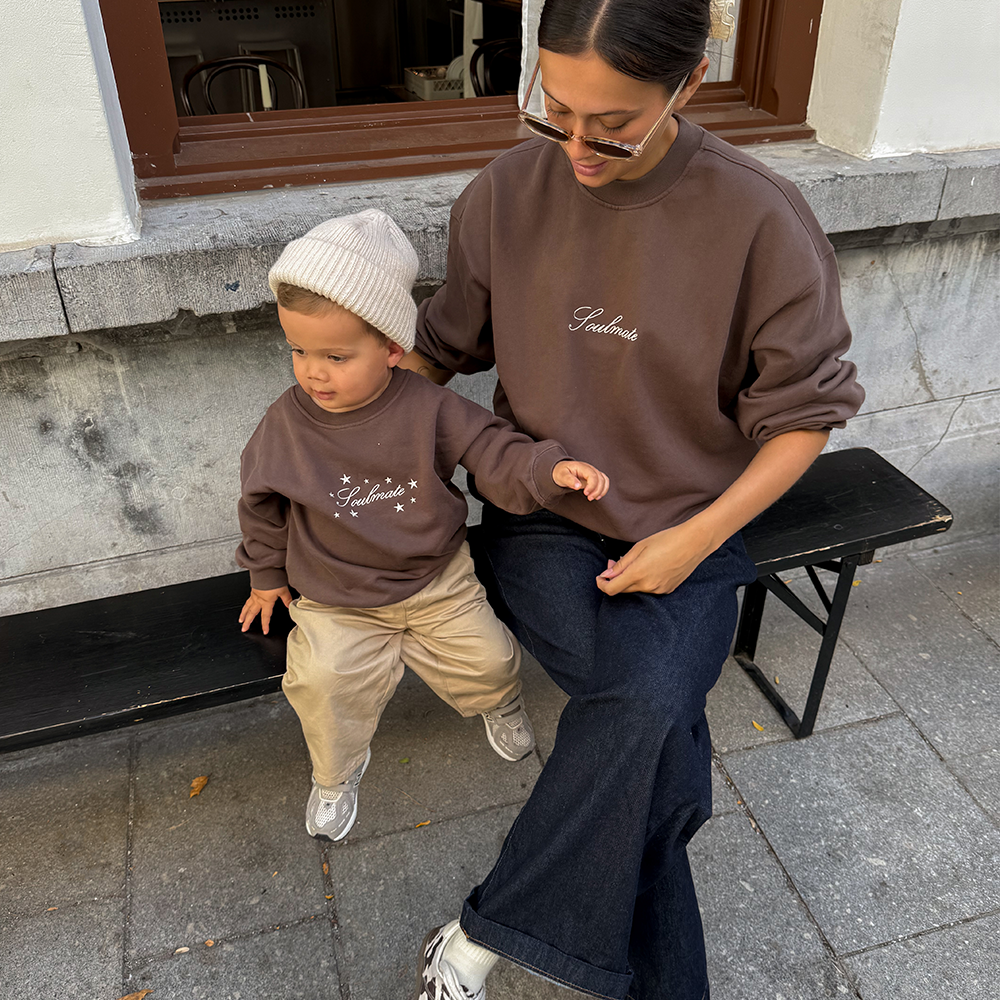 Famvibes Sweatshirt für Erwachsene &#39;Soulmate&#39;  Brown