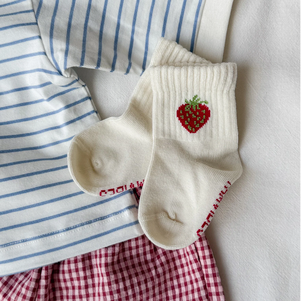 Famvibes Socken für Babys Strawberry Milk