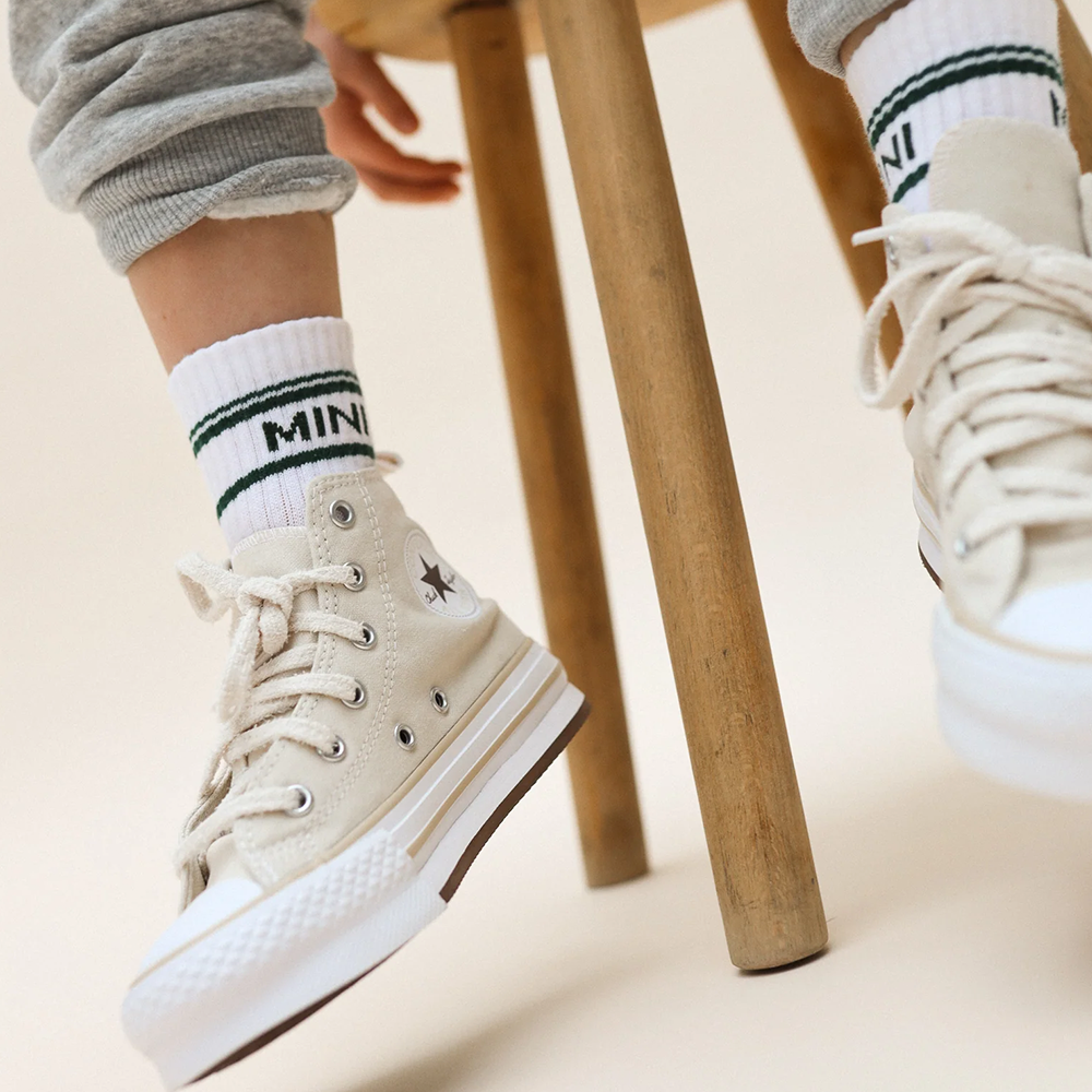 Famvibes Kids Socks Mini White/Green