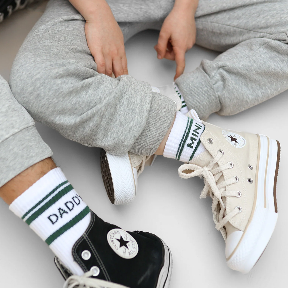 Famvibes Kids Socks Mini White/Green