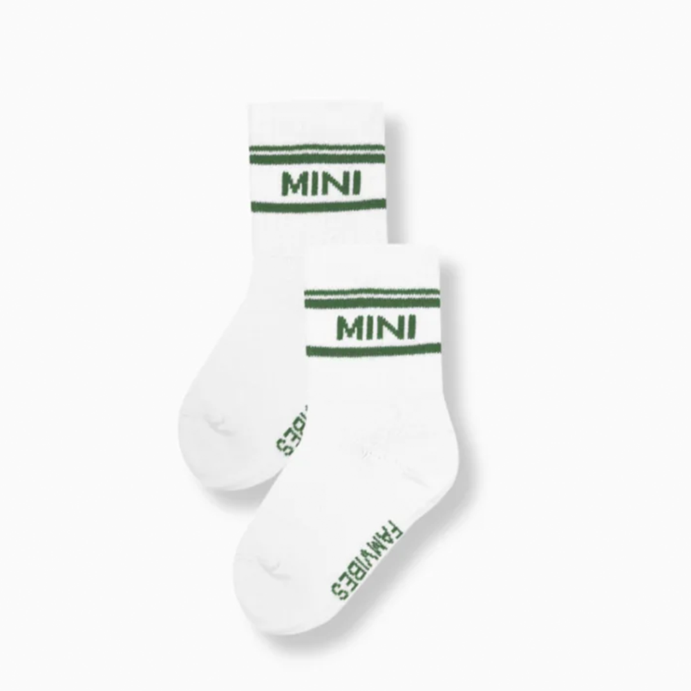 Famvibes Kids Socks Mini White/Green