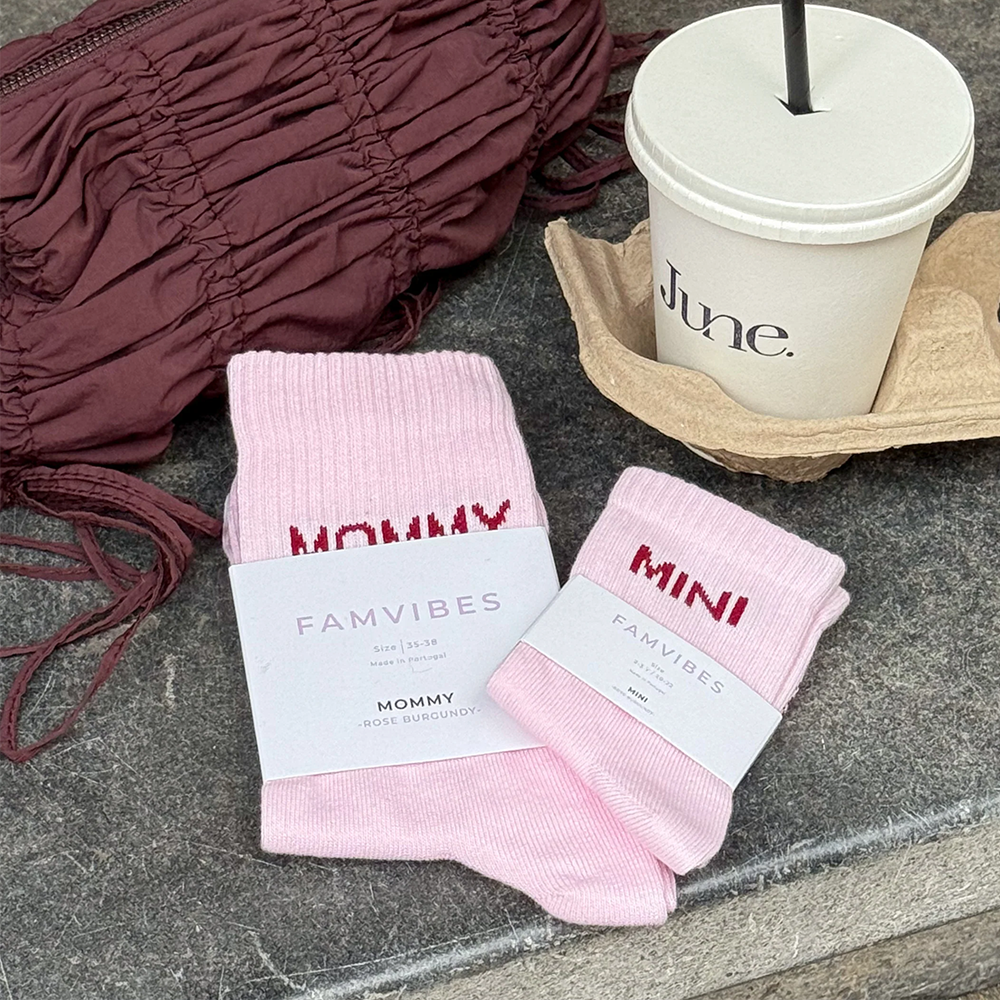 Famvibes Socken für Kinder &#39;Mini&#39; Rosa
