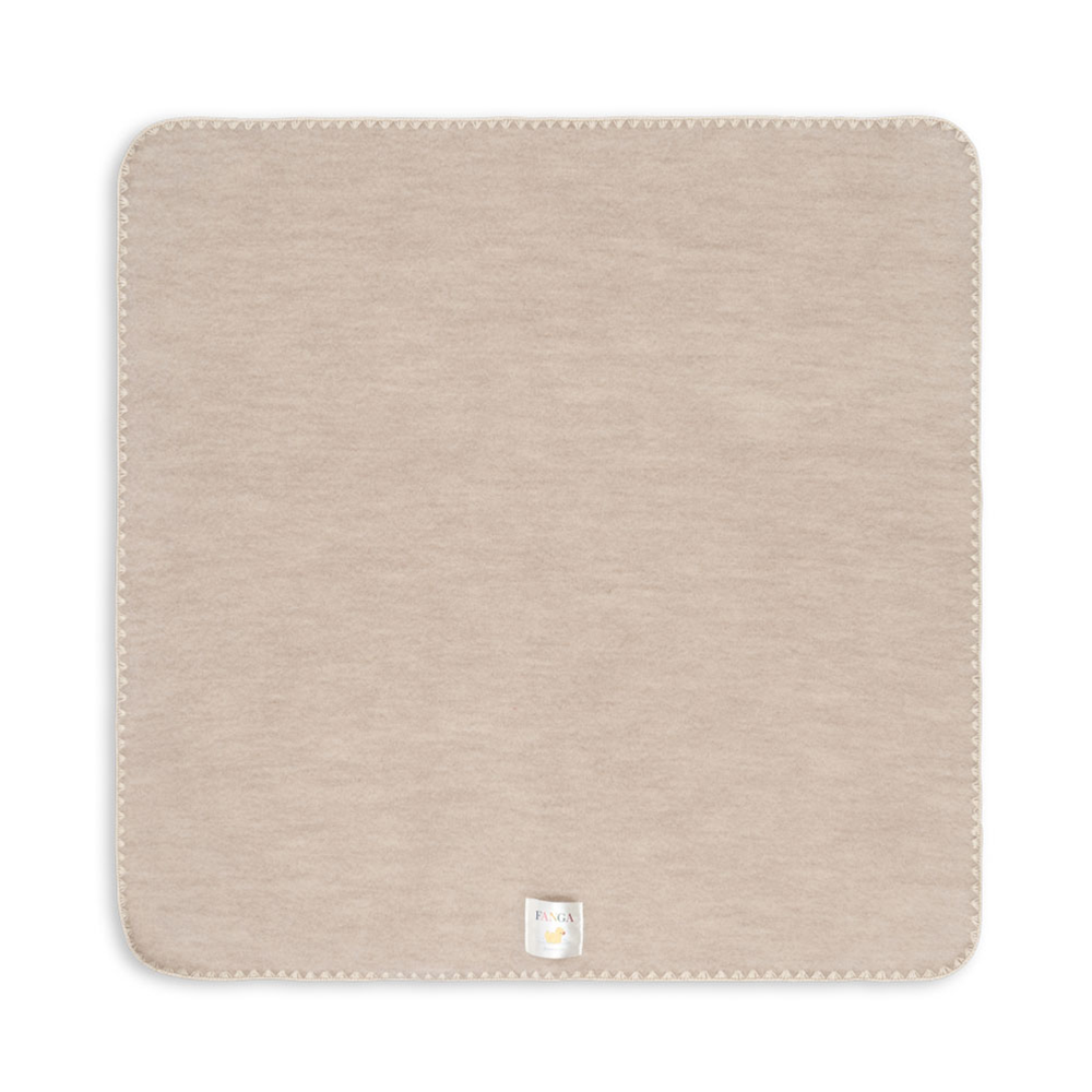 Fanga Fontana Wollfleece Babydecke 'Erba' Oatmeal Melange