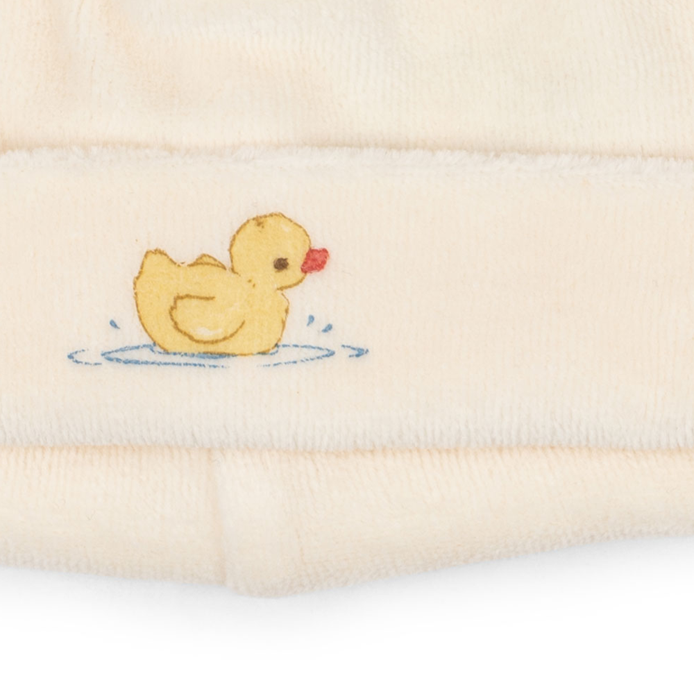 Fanga Fontana Baby Beanie 'Elu' Antique White