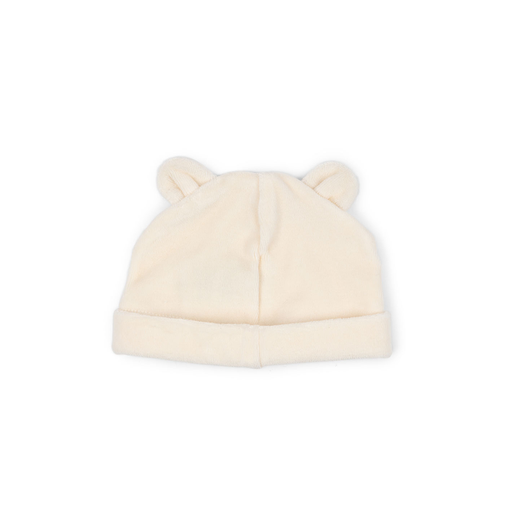 Fanga Fontana Baby Beanie 'Elu' Antique White