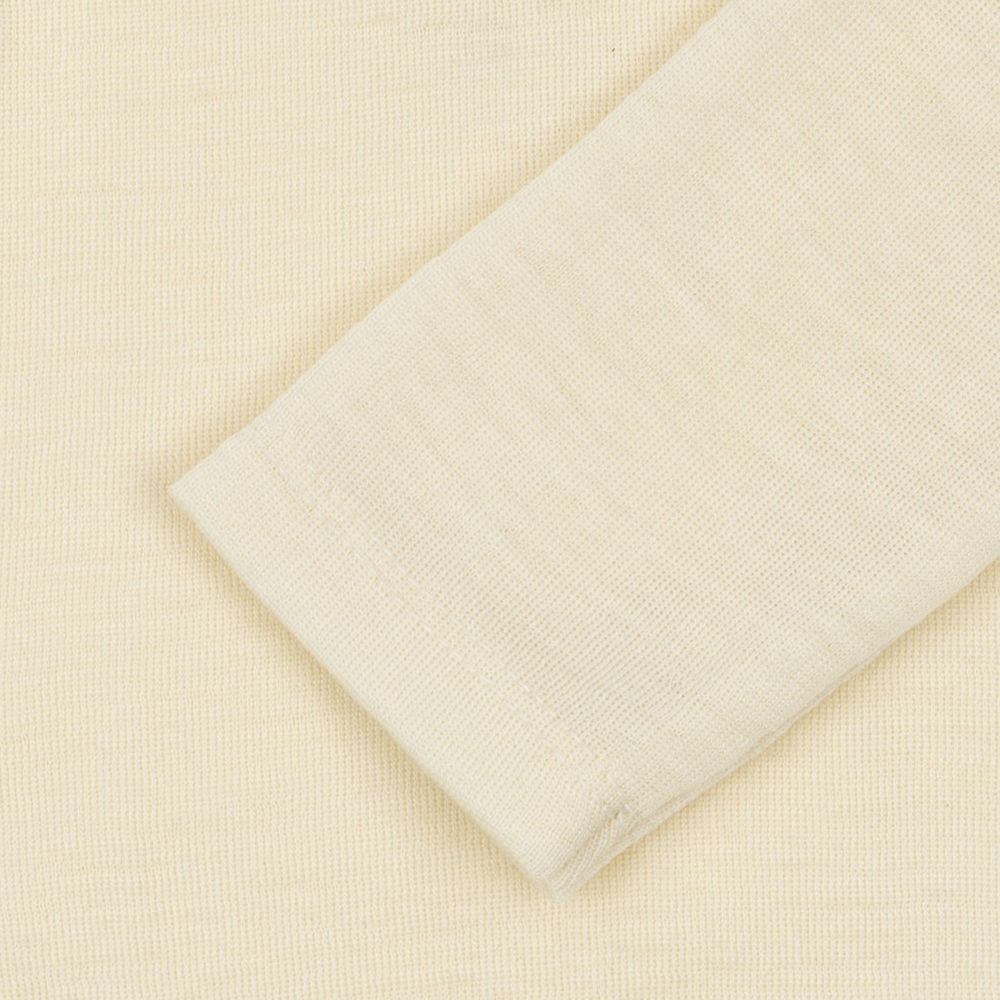 Fanga Fontana Body aus Merinowolle &#39;Erba&#39; Beige Melange