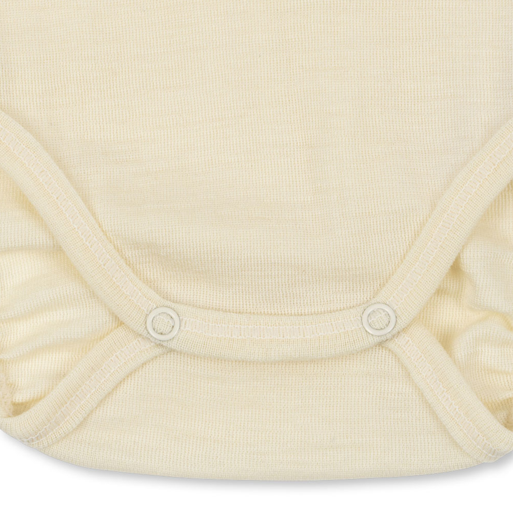 Fanga Fontana Body aus Merinowolle &#39;Erba&#39; Beige Melange