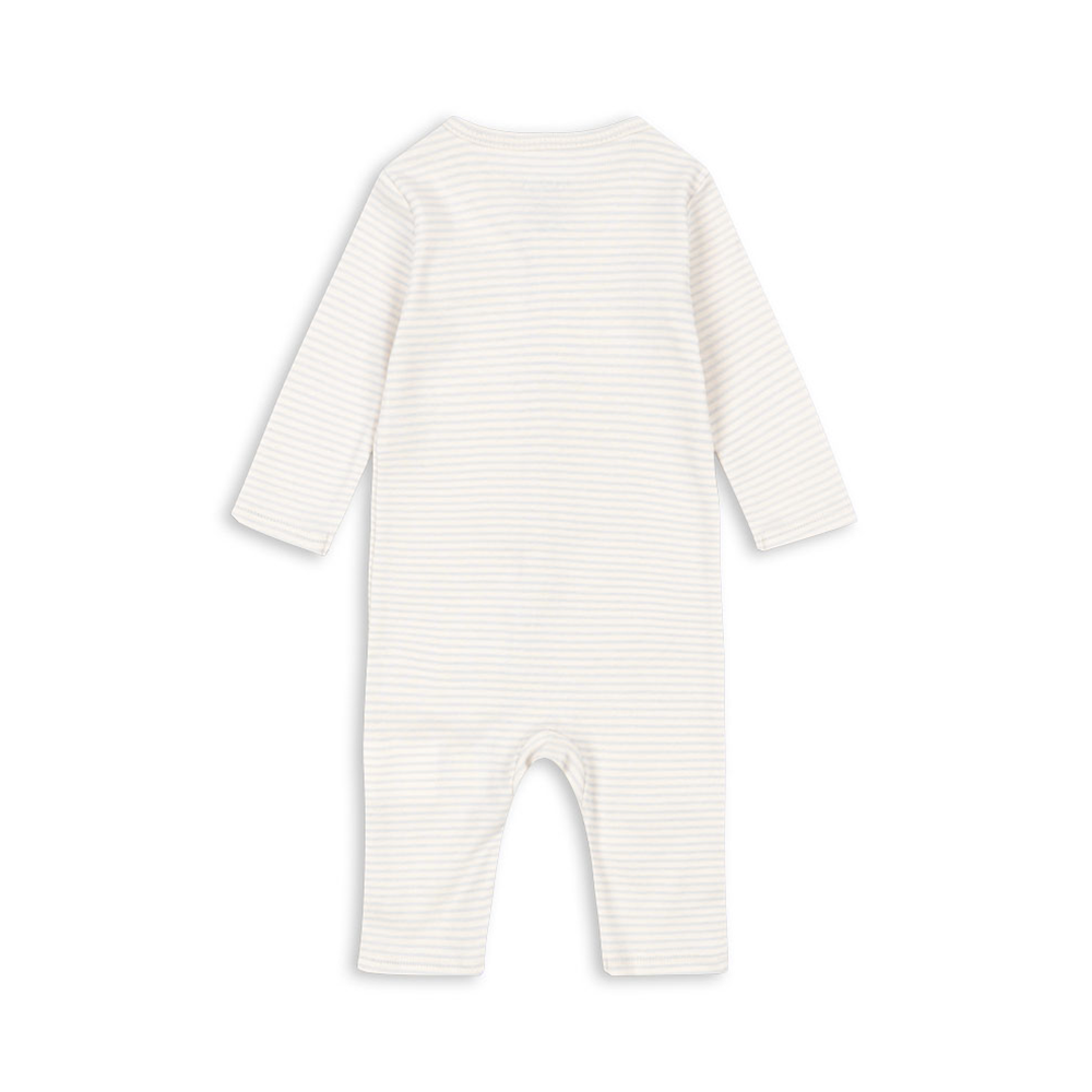 Fanga Fontana Onesie &#39;Fio&#39; Tea Stripe Grey Dawn