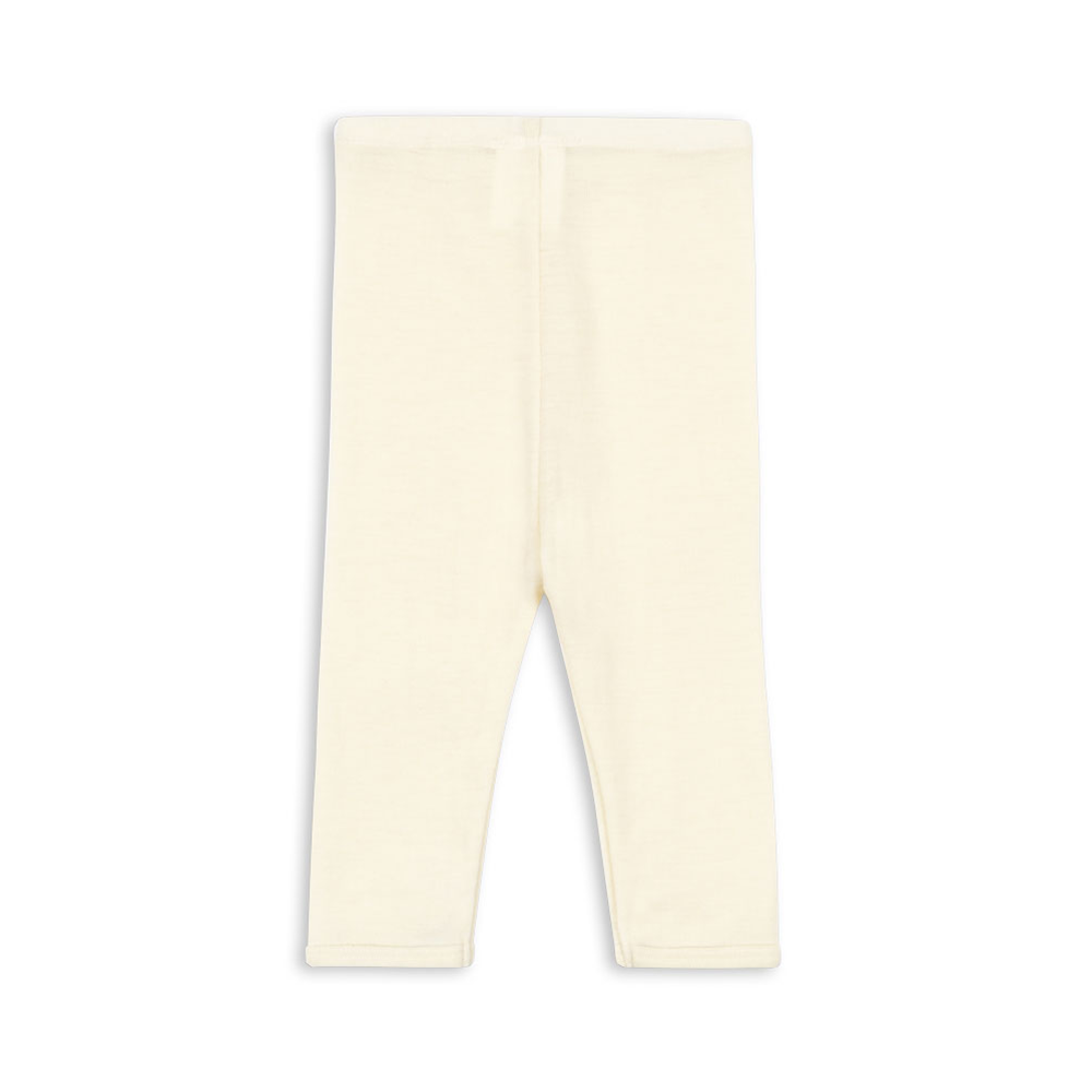 Fanga Fontana Leggings aus Merinowolle &#39;Erba&#39; Beige Melange