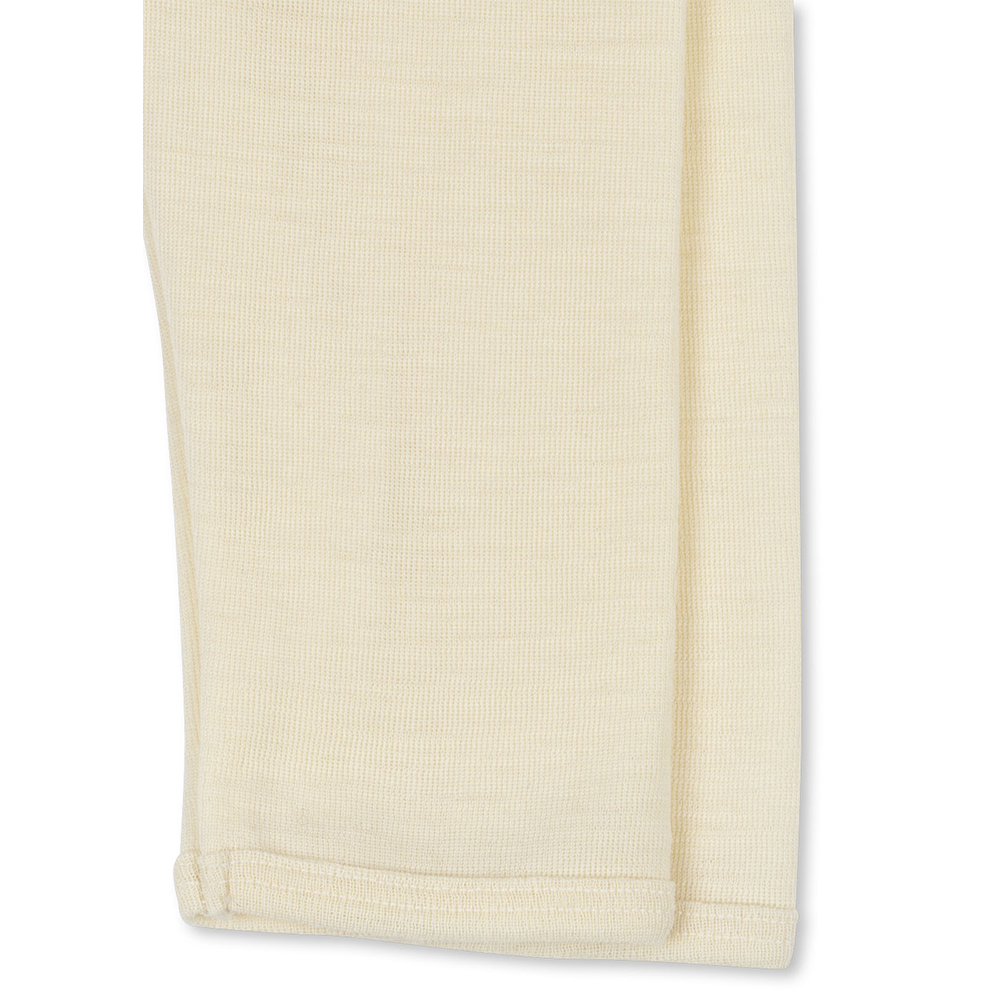 Fanga Fontana Leggings aus Merinowolle &#39;Erba&#39; Beige Melange