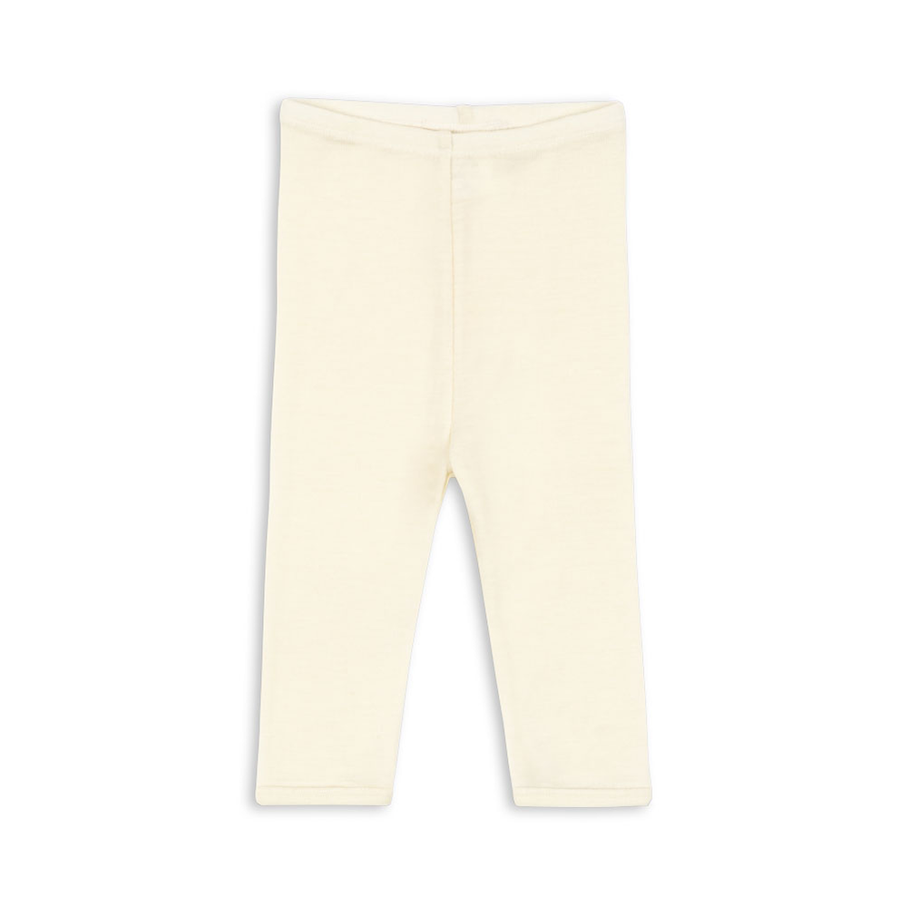 Fanga Fontana Leggings aus Merinowolle &#39;Erba&#39; Beige Melange