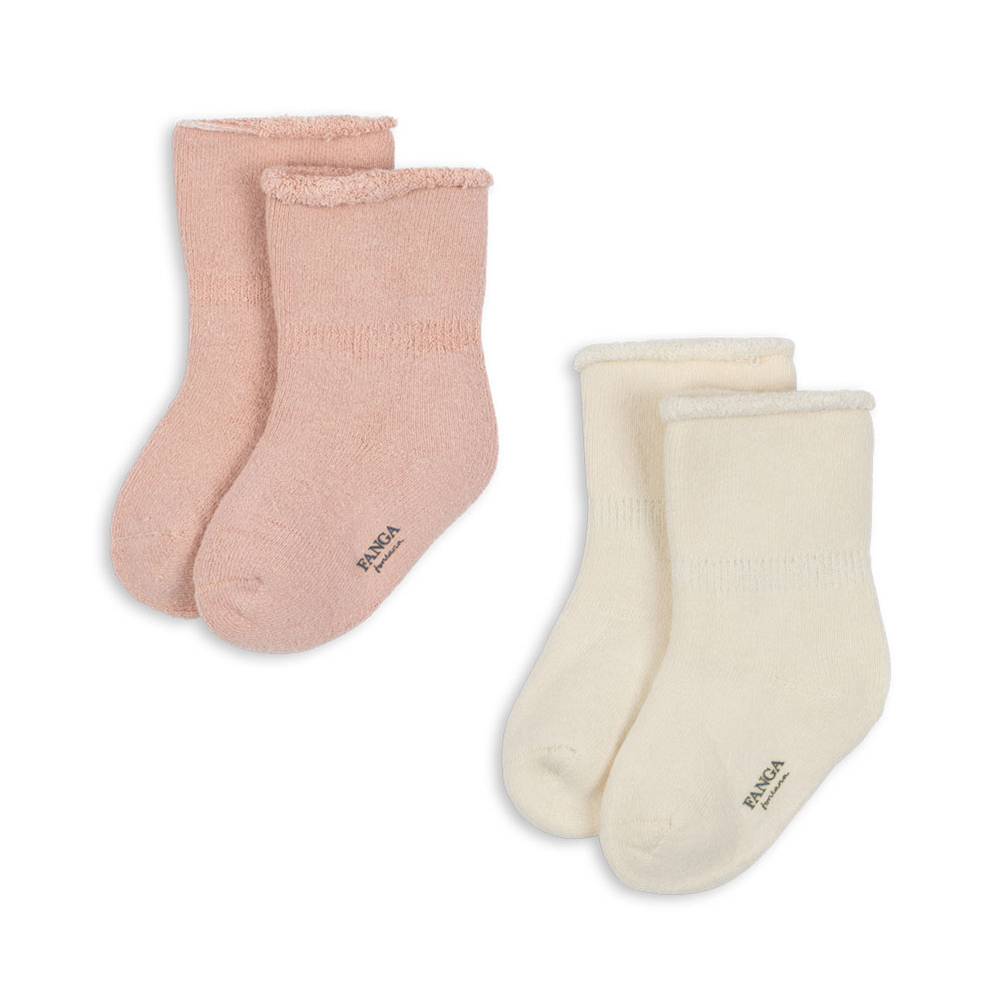 Fanga Fontana Baby Socken  'Vicino' Cameo Rose